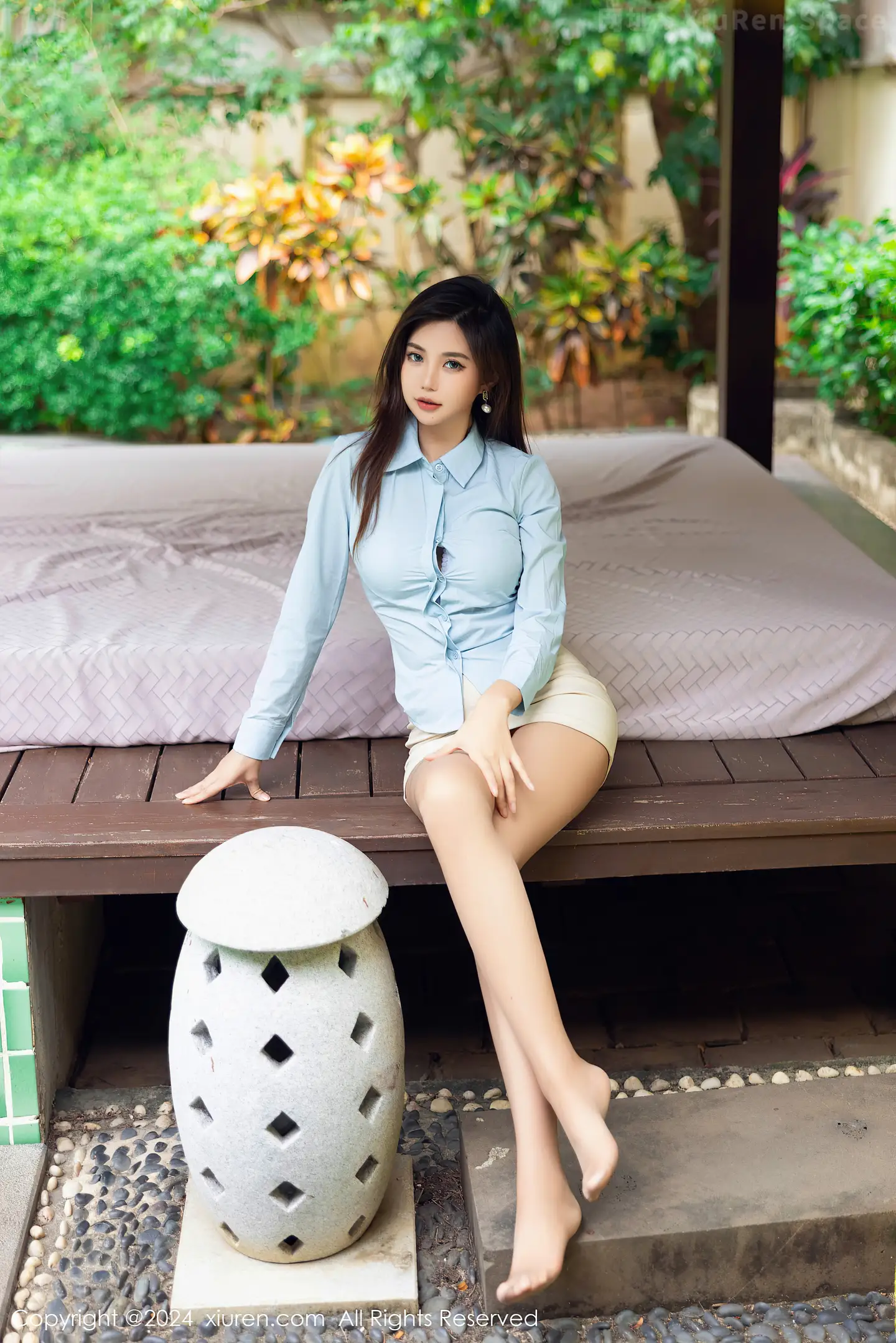 图片[2]-[XiuRen秀人网]VOL.8094 女神绮里嘉ula性感白色蕾丝内衣配超薄肉丝秀曼妙身姿诱惑写真98P-秀人网官方网站